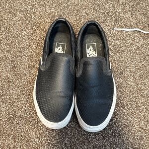 Vans Classic Black Slip-On Loafers